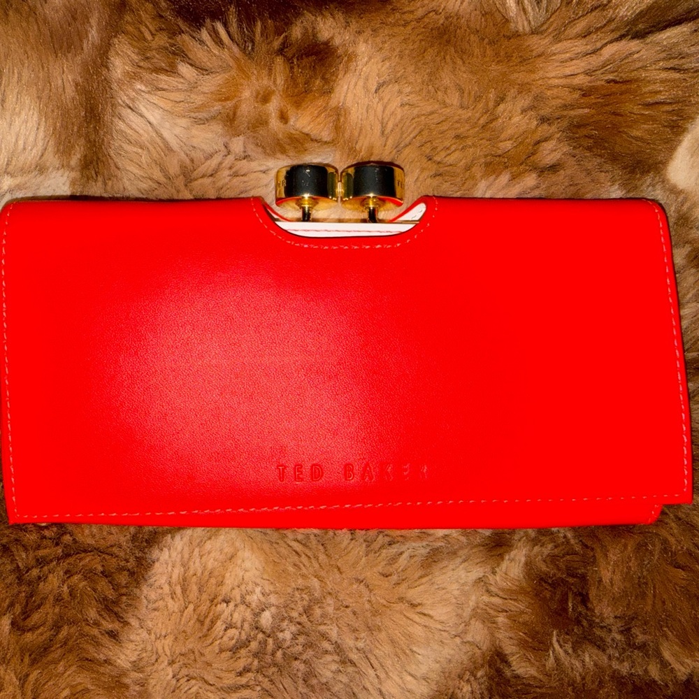 Ted Baker Bright Red Wallet